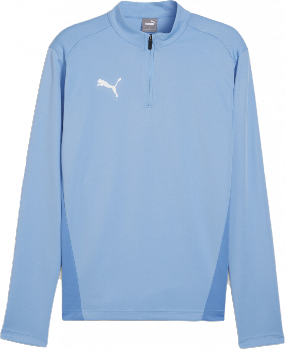 Puma - Teamgoal Training Jacket W. 1/4 Zip - Azul claro & blanco