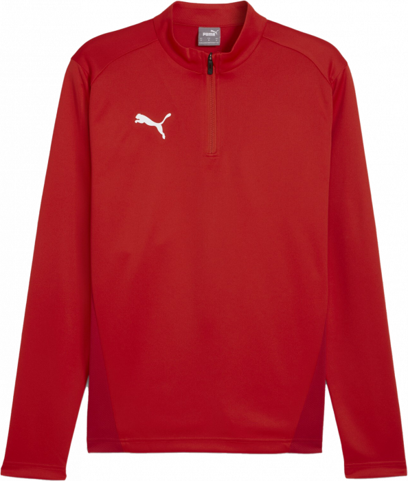 Puma - Team Goal Training Top With Half Zip Jr - Vermelho