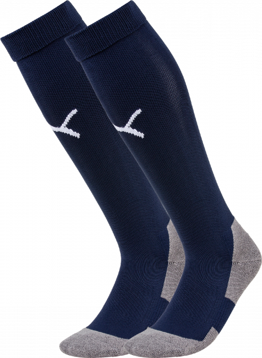 Puma - Teamliga Core Sock - Navy & white