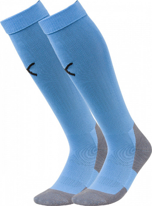 Puma - Teamliga Core Sock - Ljus blå & svart