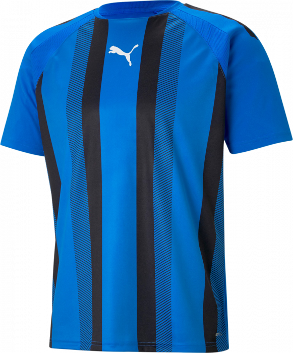 Puma - Teamliga Striped Jersey Jr - Blu & nero