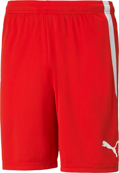 Puma - Teamliga Shorts Jr - Rosso