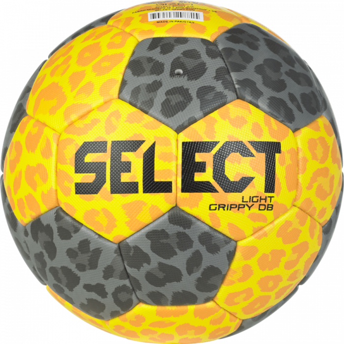 Select - Light Grippy Db V24 Handball - Str. 1 - Żółty & szary