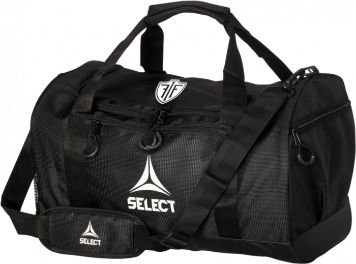 Select - Fif Sportsbag Milano Round, 35 L - Sort & hvid
